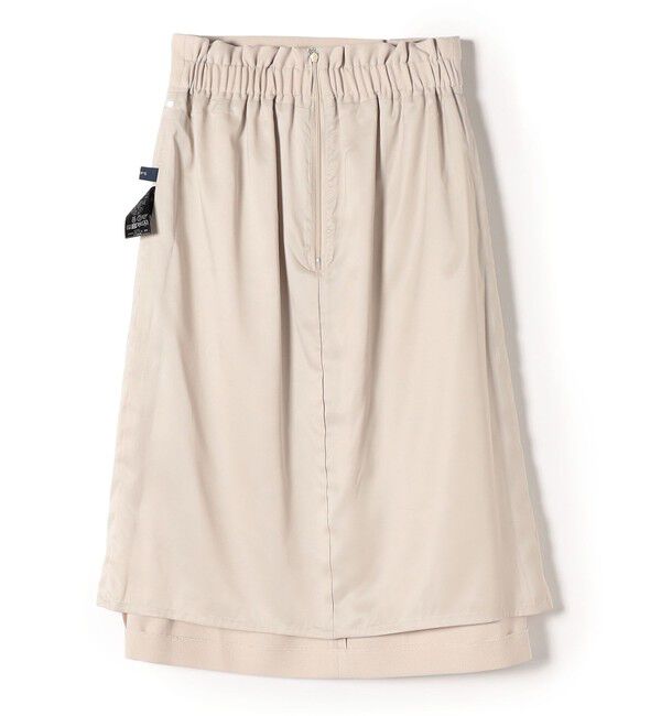 SHIPS for women「〈手洗い可能〉ガンクラブチェック 無地 ウーリッシュ スカート ◇」|スカート|