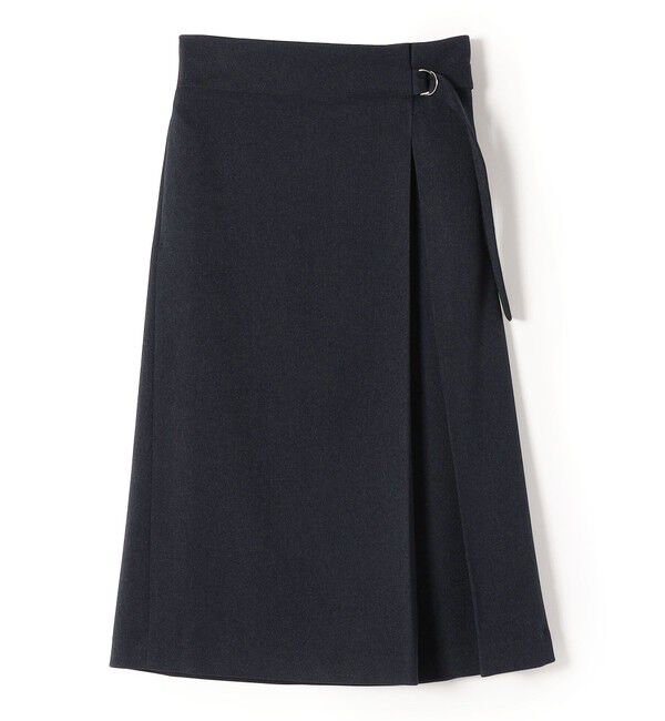 SHIPS for women「〈手洗い可能〉ガンクラブチェック 無地 ウーリッシュ スカート ◇」|スカート|