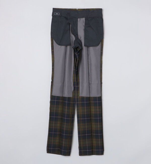 SHIPS「SHIPS: ラグジュアリー  タータンチェック スラックス パンツ」|スラックス|