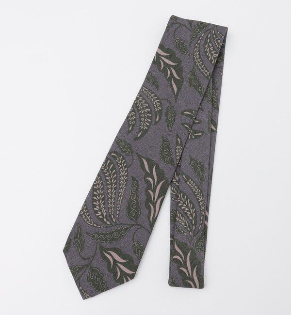 SHIPS「SHIPS: ラグジュアリー ボヘミアン プリント ネクタイ」|ネクタイ・蝶ネクタイ|バイオレット