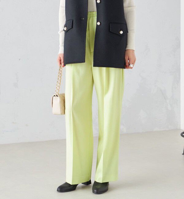 SHIPS for women「〈手洗い可能〉ワンタック ストレート パンツ ◇」|その他|