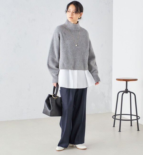 SHIPS for women「〈手洗い可能〉ワンタック ストレート パンツ ◇」|その他|