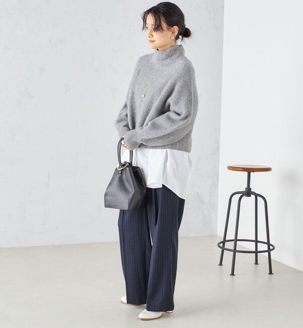 SHIPS for women「〈手洗い可能〉ワンタック ストレート パンツ ◇」|その他|