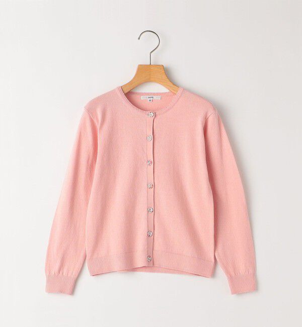 SHIPS KIDS「SHIPS KIDS:80～90cm / リバティ カーディガン」|カーディガン|ピンク