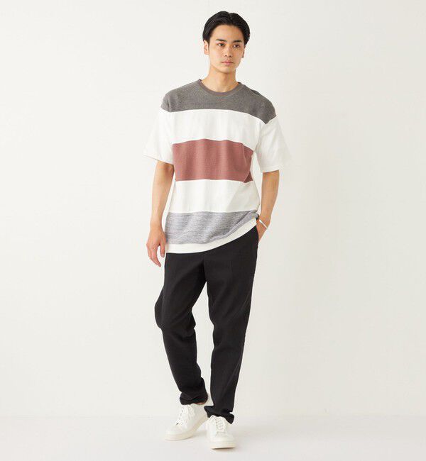 SHIPS Colors 「SHIPS Colors:〈手洗い可能〉切り替え ボーダー TEE◇」|Tシャツ・カットソー|