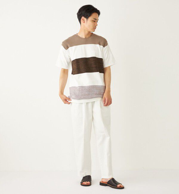 SHIPS Colors 「SHIPS Colors:〈手洗い可能〉切り替え ボーダー TEE◇」|Tシャツ・カットソー|