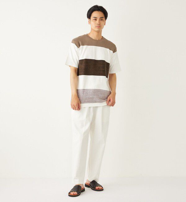 SHIPS Colors 「SHIPS Colors:〈手洗い可能〉切り替え ボーダー TEE◇」|Tシャツ・カットソー|