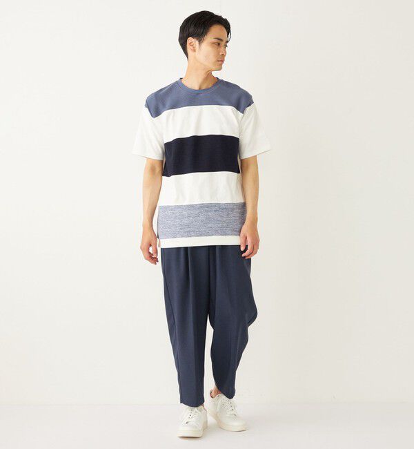 SHIPS Colors 「SHIPS Colors:〈手洗い可能〉切り替え ボーダー TEE◇」|Tシャツ・カットソー|