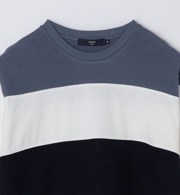 SHIPS Colors 「SHIPS Colors:〈手洗い可能〉切り替え ボーダー TEE◇」|Tシャツ・カットソー|