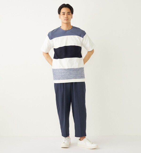 SHIPS Colors 「SHIPS Colors:〈手洗い可能〉切り替え ボーダー TEE◇」|Tシャツ・カットソー|