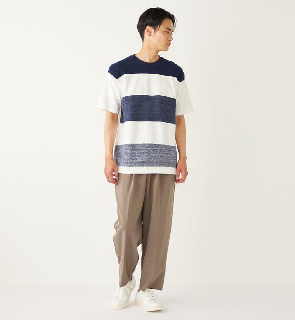 SHIPS Colors 「SHIPS Colors:〈手洗い可能〉切り替え ボーダー TEE◇」|Tシャツ・カットソー|