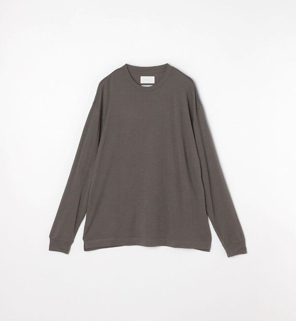 SHIPS any「SHIPS any: 〈手洗い可能〉バンブー レーヨン ウール混 ルーズ ロングスリーブ Tシャツ ［BRIOS］◇」|Tシャツ・カットソー|