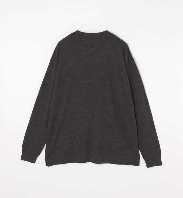 SHIPS any「SHIPS any: 〈手洗い可能〉バンブー レーヨン ウール混 ルーズ ロングスリーブ Tシャツ ［BRIOS］◇」|Tシャツ・カットソー|