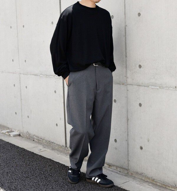 SHIPS any「SHIPS any: 〈手洗い可能〉バンブー レーヨン ウール混 ルーズ ロングスリーブ Tシャツ ［BRIOS］◇」|Tシャツ・カットソー|