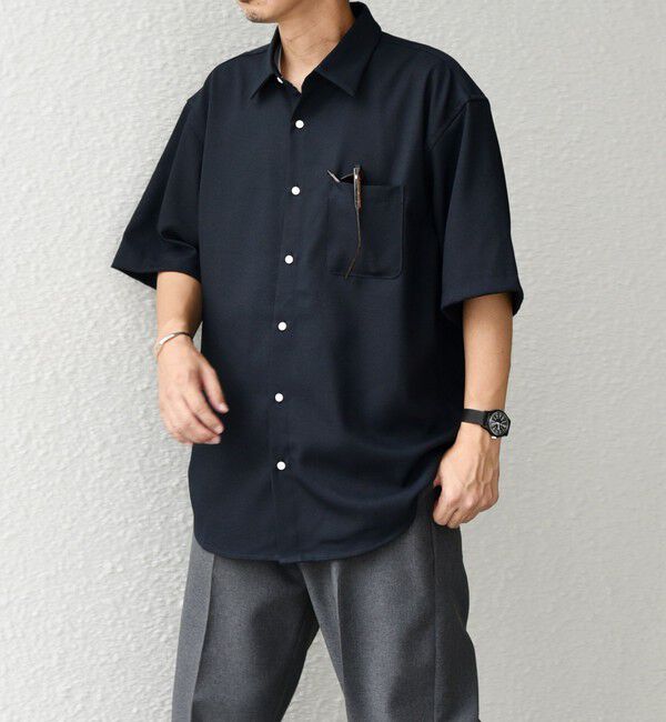 SHIPS any「【WEB限定】SHIPS any: 〈洗濯機可能〉リネン ミックス レギュラーカラー シャツ◇」|シャツ・ブラウス|