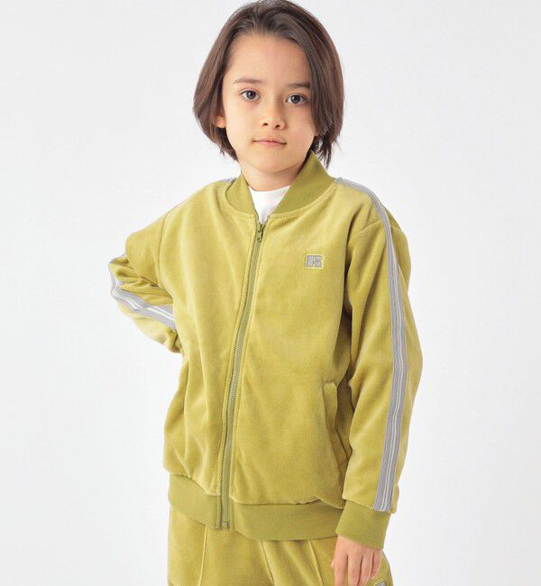 SHIPS KIDS「【SHIPS KIDS別注】RUSSELL ATHLETIC:100～130cm/トラックジャケット」|その他|ライム