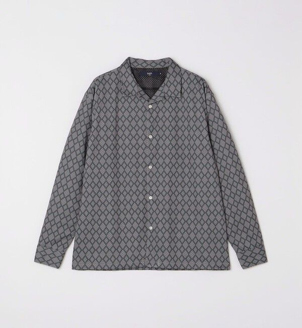 SHIPS Colors 「SHIPS Colors:〈洗濯機可能〉メッシュ プリント シャツ」|シャツ・ブラウス|