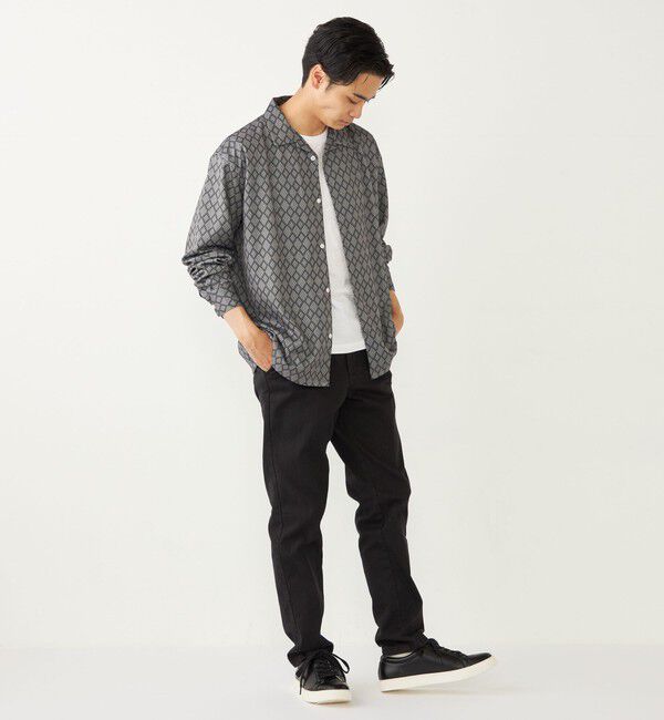 SHIPS Colors 「SHIPS Colors:〈洗濯機可能〉メッシュ プリント シャツ」|シャツ・ブラウス|