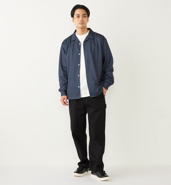 SHIPS Colors 「SHIPS Colors:〈洗濯機可能〉メッシュ プリント シャツ」|シャツ・ブラウス|