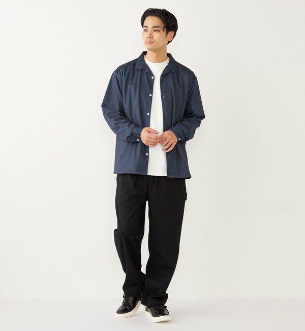 SHIPS Colors 「SHIPS Colors:〈洗濯機可能〉メッシュ プリント シャツ」|シャツ・ブラウス|