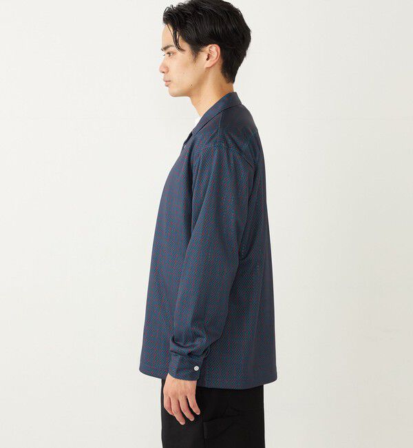 SHIPS Colors 「SHIPS Colors:〈洗濯機可能〉メッシュ プリント シャツ」|シャツ・ブラウス|