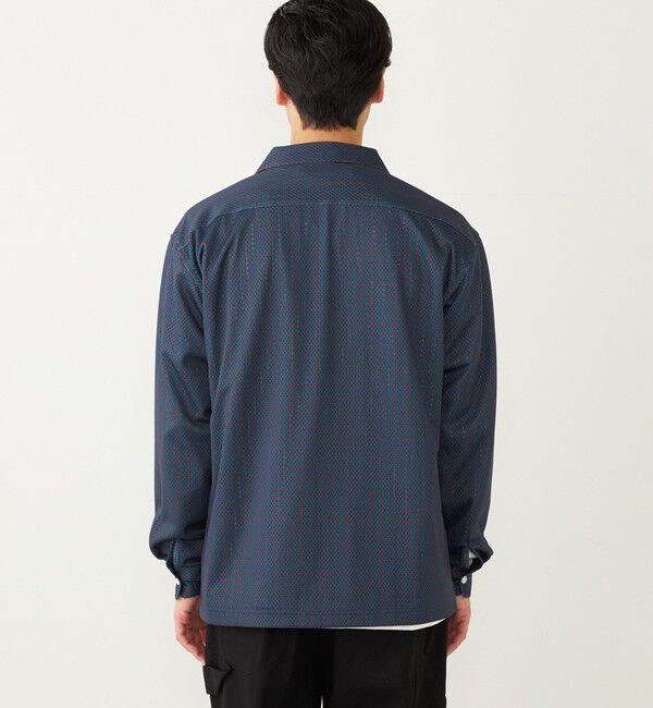 SHIPS Colors 「SHIPS Colors:〈洗濯機可能〉メッシュ プリント シャツ」|シャツ・ブラウス|