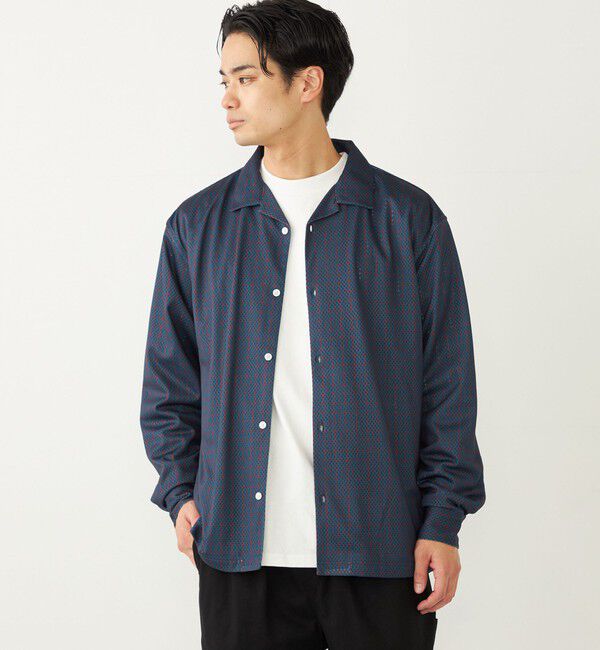 SHIPS Colors 「SHIPS Colors:〈洗濯機可能〉メッシュ プリント シャツ」|シャツ・ブラウス|