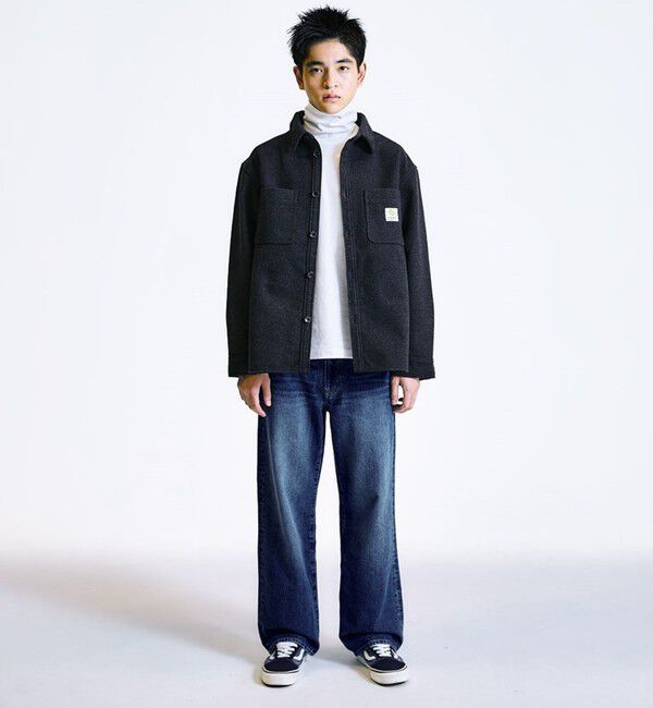 SHIPS「City Ambient Products: ライトメルトン オーバー CPOシャツ」|シャツ・ブラウス|