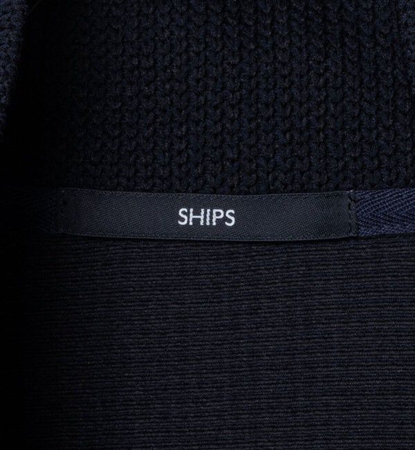 SHIPS「SHIPS:〈手洗い可能〉ドライバーズ ニット ジップ カーディガン」|カーディガン|