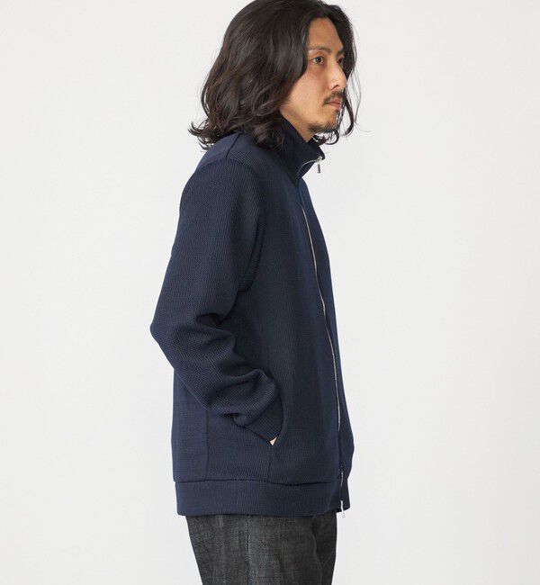 SHIPS「SHIPS:〈手洗い可能〉ドライバーズ ニット ジップ カーディガン」|カーディガン|