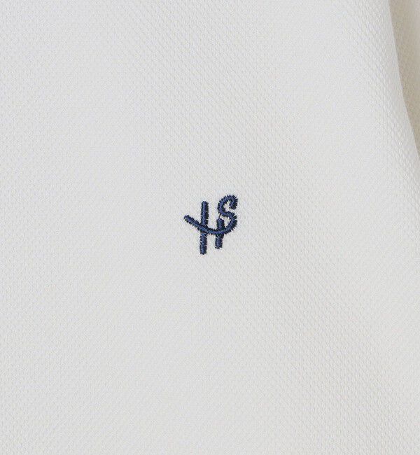 SHIPS「【WEB限定】SHIPS:〈抗菌・防臭〉ワンポイント ロゴ バーズアイ クルーネック 長袖 Tシャツ」|Tシャツ・カットソー|