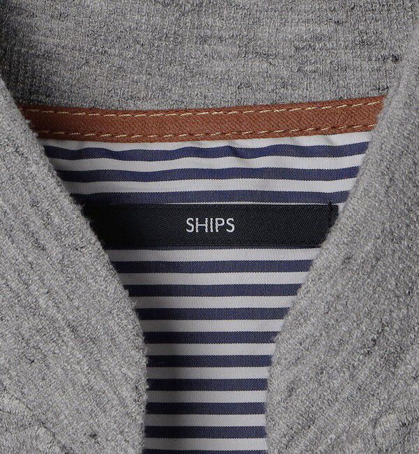 SHIPS「SHIPS: ラッチパイル  ボタン カーディガン」|カーディガン|
