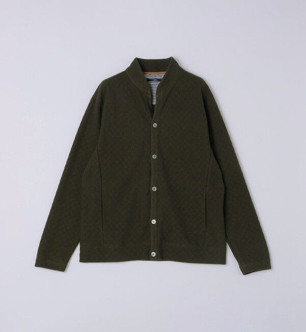 SHIPS「SHIPS: ラッチパイル  ボタン カーディガン」|カーディガン|