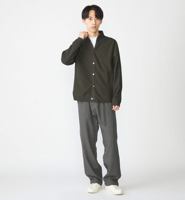 SHIPS「SHIPS: ラッチパイル  ボタン カーディガン」|カーディガン|