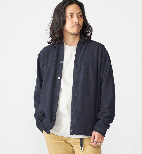 SHIPS「SHIPS: ラッチパイル  ボタン カーディガン」|カーディガン|