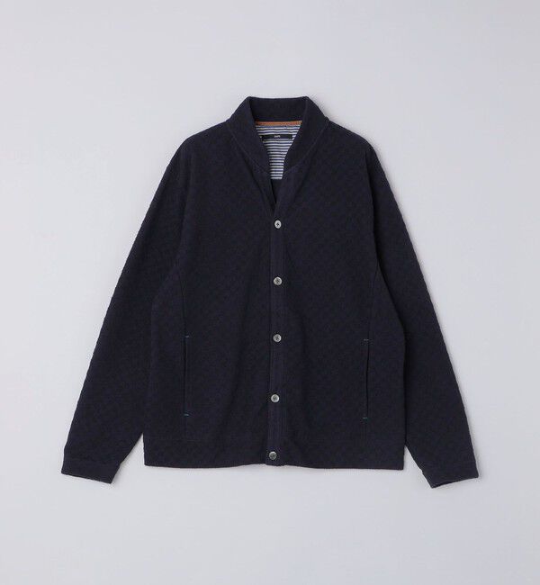 SHIPS「SHIPS: ラッチパイル  ボタン カーディガン」|カーディガン|