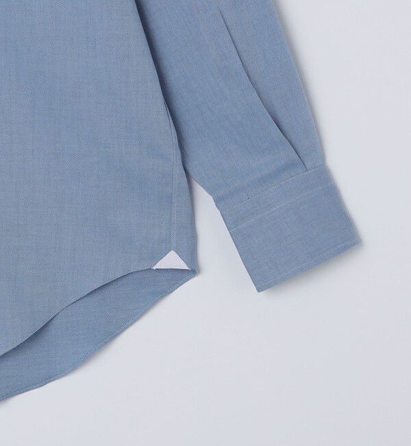 SHIPS「Errico Formicola: コットンツイル バンドカラー オーバーシャツ」|シャツ・ブラウス|