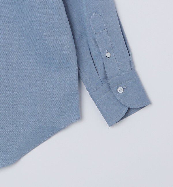 SHIPS「Errico Formicola: コットンツイル バンドカラー オーバーシャツ」|シャツ・ブラウス|