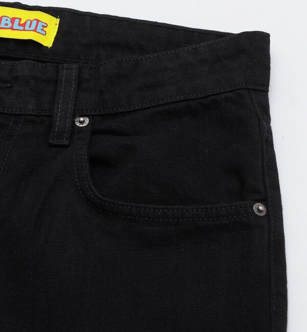 SHIPS「NEO BLUE: BLACK BAGGY SKATE JEANS」|チノ|