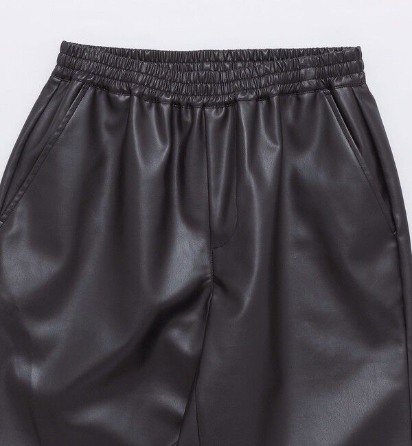 SHIPS「SHIPS: 合成皮革 イージー パンツ」|その他|