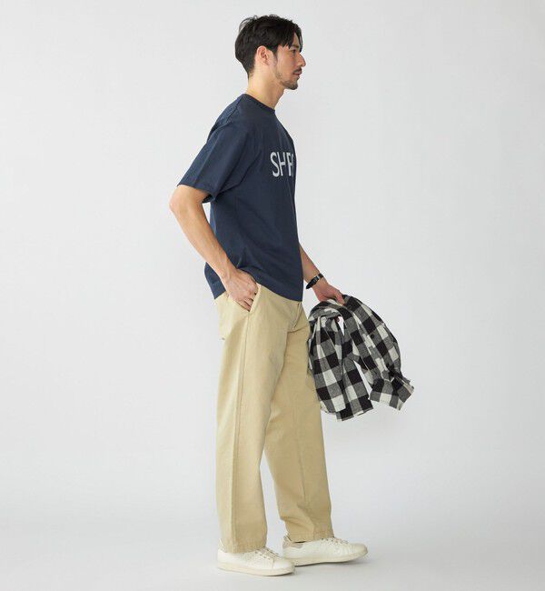 SHIPS「【SHIPS別注】Champion: SHIPS ロゴ プリント Tシャツ」|Tシャツ・カットソー|