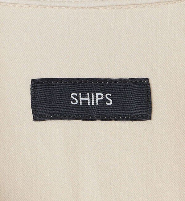 SHIPS「SHIPS: サテン ストレッチ ピーチ ジャケット」|ブルゾン・スタジャン|