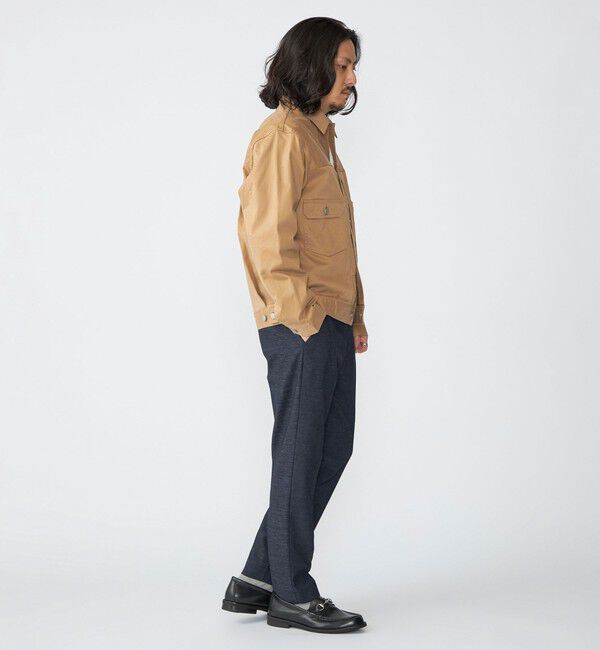 SHIPS「SHIPS: サテン ストレッチ ピーチ ジャケット」|ブルゾン・スタジャン|