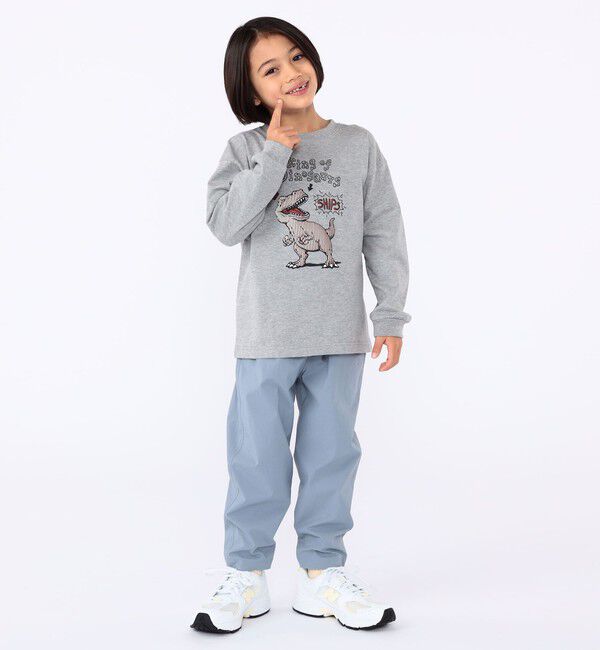 SHIPS KIDS「SHIPS KIDS:100～130cm / ダイナソー チェンジ 長袖 TEE」|Tシャツ・カットソー|