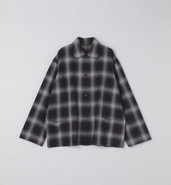 SHIPS「BENCH MARKING SHIRT: オンブレ チェック シャツ」|シャツ・ブラウス|ブラック