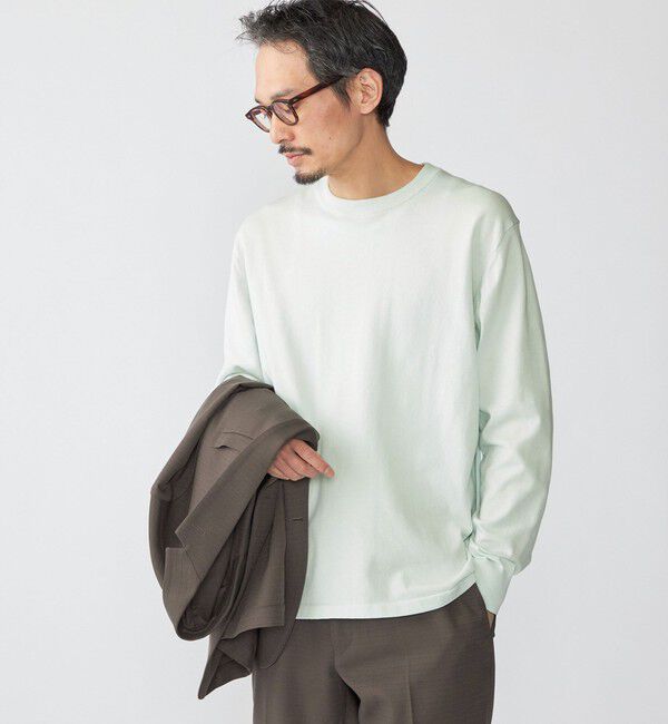 SHIPS「SHIPS: 〈手洗い可能〉14ゲージ TEXBRID(R) コットン ハイゲージ ニット」|ニット・セーター|