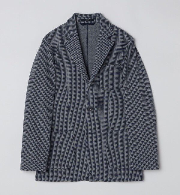 SHIPS「SHIPS:〈手洗い可能〉TEXBRID(R) ジャカード 2ボタン ジャケット」|テーラードジャケット|