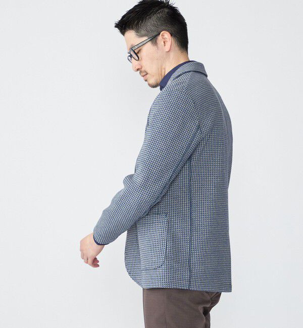 SHIPS「SHIPS:〈手洗い可能〉TEXBRID(R) ジャカード 2ボタン ジャケット」|テーラードジャケット|