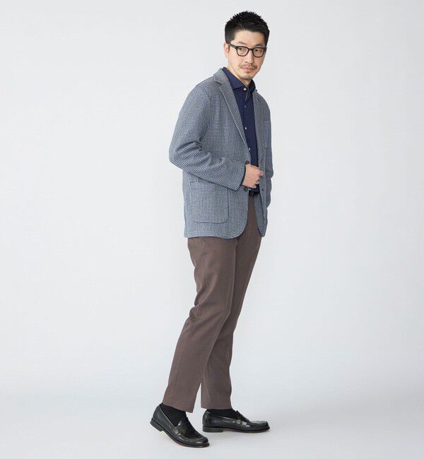 SHIPS「SHIPS:〈手洗い可能〉TEXBRID(R) ジャカード 2ボタン ジャケット」|テーラードジャケット|