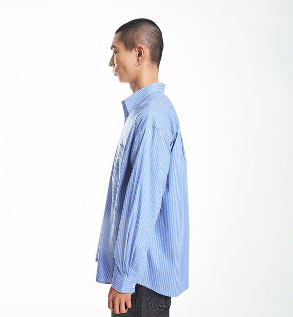 SHIPS「City Ambient Products: レギュラーカラー ブロード オーバー シャツ (長袖)」|シャツ・ブラウス|